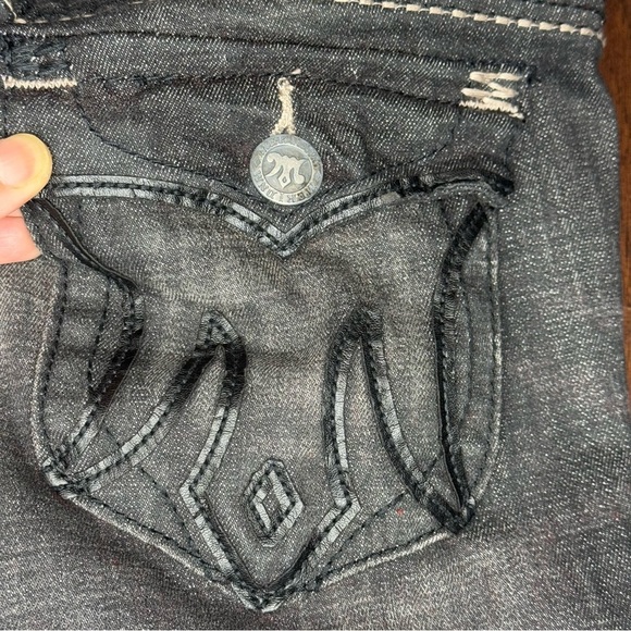 MEK DNM Women's Gray Flared Denim Jeans size 29 - Picture 12 of 16